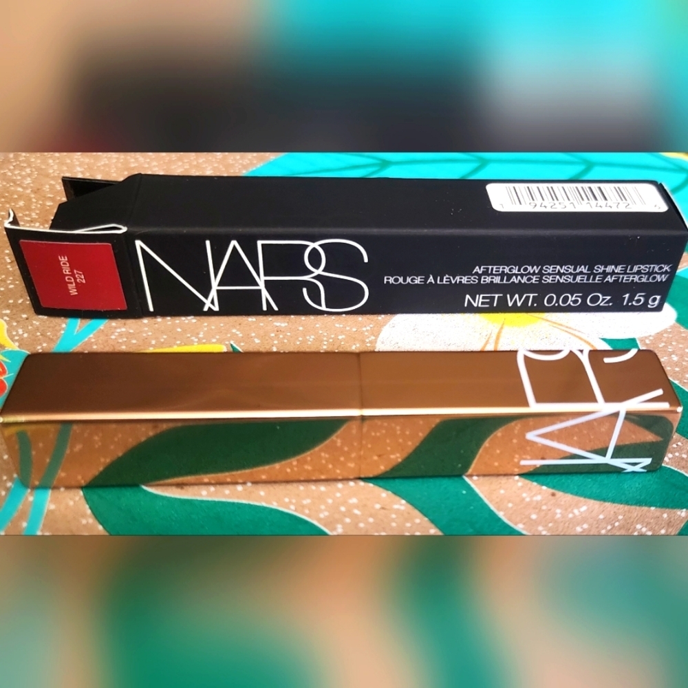 NEW NARS Afterglow Sensual Shine Lipstick in WILD RIDE 227 . Never opened. - Picture 2 of 9
